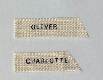 Name embroidery